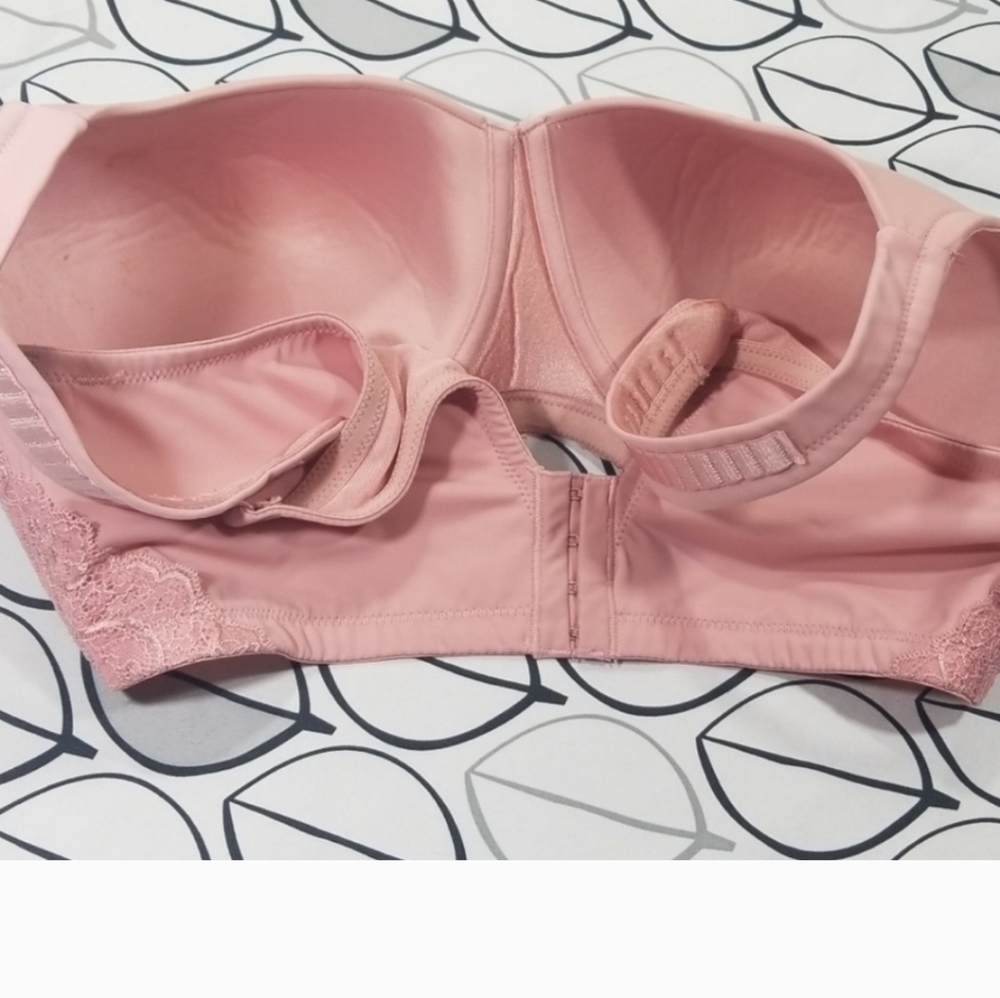 Comfort Choice Pink Wireless Soothing Bra 42DDD - Picture 4 of 8
